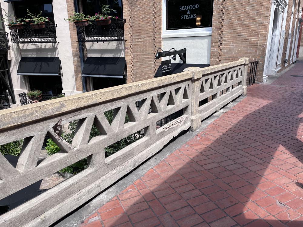 Westside of N. Presa St. Bridge - North View