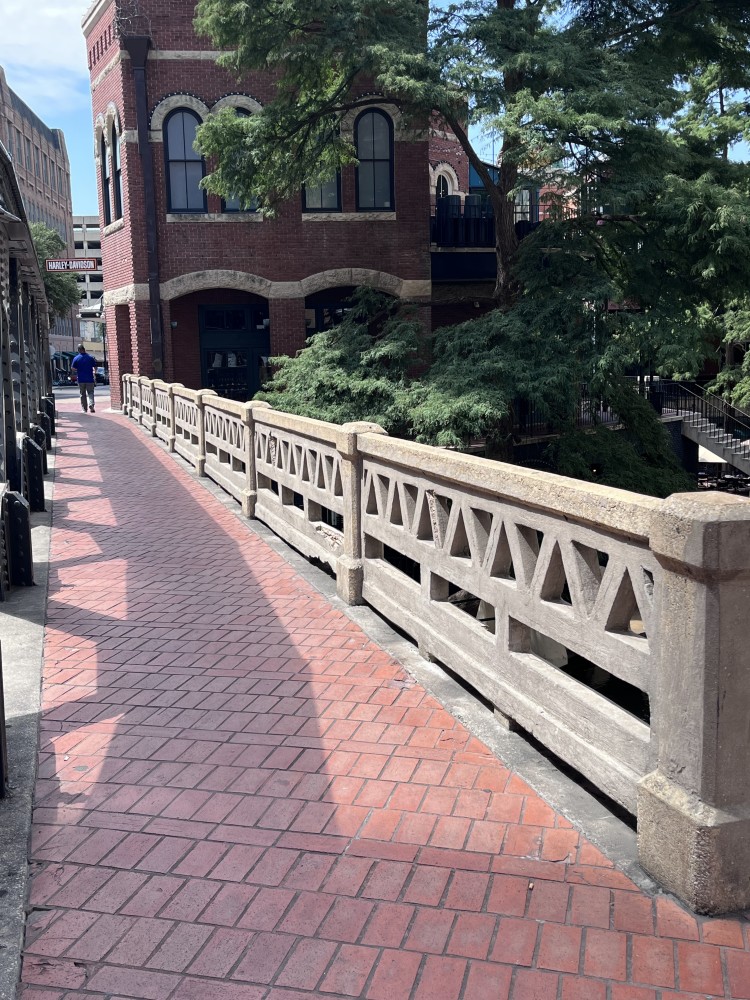 Westside of N. Presa St. Bridge - South View