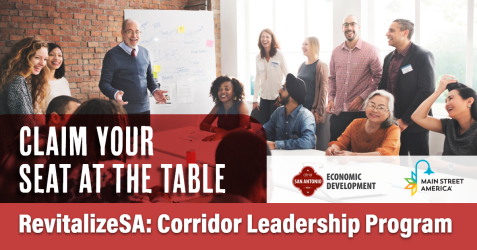 INFO. SESSION #1 (Virtual):  RevitalizeSA: Corridor Leadership Program