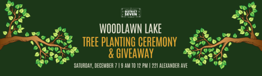 Woodlawn Lake Tree Planting Ceremony & Giveaway