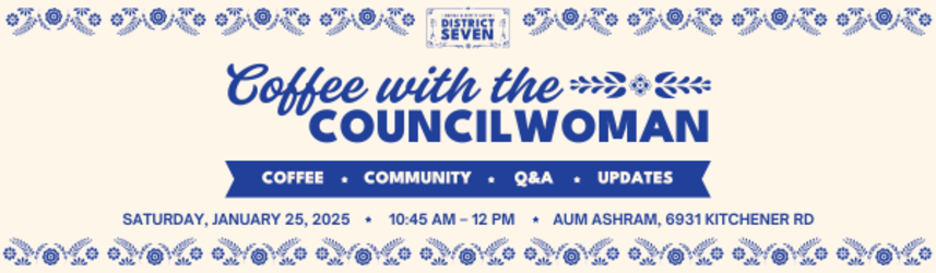 Coffee with the Councilwoman: District 7